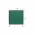 Perdea sudura impotriva scanteilor 180x180 cm, cadru otel, 4 roti blocabile, Verde [2]