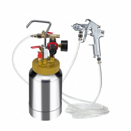 Pistol de vopsit cu rezervor sub presiune, Capacitate 2 l, 3.1 Bar, Duza 1.8 mm, Manometru [1]