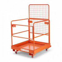 Platforma de lucru pliabila tip cusca pentru stivuitor, 920 x 1045 mm, Capacitate max 544 kg, Otel carbon, 4 x Roti Platforma de lucru pliabila tip cusca pentru stivuitor, 920 x 1045 mm, Capacitate max 544 kg, Otel carbon, 4 x Roti