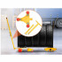 Platforma Dolly capacitate 3000 kg, Placa rotativa, 3 roti, 425 x 335 x 116 mm [7]