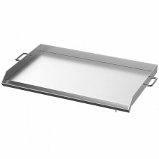 Plita inox pentru gratar pe carbuni, gaz sau electric, Vivatechnix Plancha Inox, 81 x 43 x 6 cm, cu manere Plita inox pentru gratar pe carbuni, gaz sau electric, Vivatechnix Plancha Inox, 81 x 43 x 6 cm, cu manere