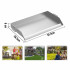 Plita inox pentru gratar pe carbuni, gaz sau electric, Vivatechnix Plancha Inox, 91 x 56 x 6 cm [6]