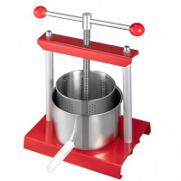 Presa manuala pentru struguri, citrice, vinete Vivatechnix Inox, capacitate 2 l, diametru cos 14 cm Presa manuala pentru struguri, citrice, vinete Vivatechnix Inox, capacitate 2 l, diametru cos 14 cm