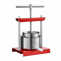 Presa manuala pentru struguri, citrice, vinete Vivatechnix Inox, capacitate 5.5 l, diametru cos 22 cm Presa manuala pentru struguri, citrice, vinete Vivatechnix Inox, capacitate 5.5 l, diametru cos 22 cm