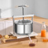 Presa manuala pentru struguri si fructe moi, Capacitate 12 l, Inox, 370x355x665 mm [3]