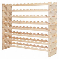 Raft modular pentru 96 sticle de vin, Stivuibil, Lemn, 8 Niveluri, 1130 x 290 x 962 mm Raft modular pentru 96 sticle de vin, Stivuibil, Lemn, 8 Niveluri, 1130 x 290 x 962 mm