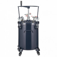 Rezervor de vopsit sub presiune, Capacitate 30 l, 4.8 Bar, Manometru, fara pistol, Agitator manual Rezervor de vopsit sub presiune, Capacitate 30 l, 4.8 Bar, Manometru, fara pistol, Agitator manual