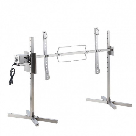 Rotisor electric pentru gratar Inox, max 60 kg, lungime de lucru 116 cm, putere 52 W, Inaltime reglabila 8 niveluri [1]