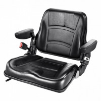 Scaun universal pentru Tractor/Stivuitor, spatar reglabil, 595 × 520 × 455 mm, senzor, piele sintetica, cotiere Scaun universal pentru Tractor/Stivuitor, spatar reglabil, 595 × 520 × 455 mm, senzor, piele sintetica, cotiere