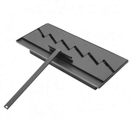 Arzator incastrabil, Bioetanol, 375 x 155 x 77 mm, Otel, Negru, pentru Interior/Exterior [1]