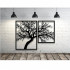 Set 2 decoratiuni perete Krodesign KRO-1043 Tree of Life, metal, negru [3]