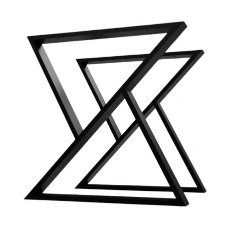 Set 2 picioare pentru banci, Vivatechnix-1266, Inaltime 41 cm [1]