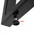 Set 2 picioare pentru mese Vivatechnix T, Otel, Inaltime reglabila 0-30 mm, dimensiune 45.7 x 40.6 cm [4]