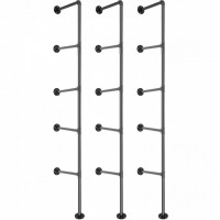 Set 3 suporturi pentru raft Vivatechnix Industrial, 34 x 176 cm, capacitate 100 kg, fara blaturi Set 3 suporturi pentru raft Vivatechnix Industrial, 34 x 176 cm, capacitate 100 kg, fara blaturi