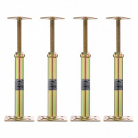 Set 4 cricuri de podea, Otel galvanizat, 20.46-40.64 cm, Capacitate 1134 kg/buc