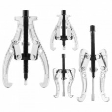 Set 4 extractoare rulmenti, 76,2 mm/101,6 mm/152,4 mm/203,2 mm, cu 2 si 3 falci Set 4 extractoare rulmenti, 76,2 mm/101,6 mm/152,4 mm/203,2 mm, cu 2 si 3 falci