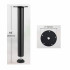 Set 4 picioare de masa reglabile, Vivatechnix Otel,  inaltime 406.4 mm, capacitate max 544 kg, Negru mat [6]