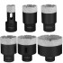 Set 6 carote diamantate si 1 disc taiere 125 mm pentru gresie, marmura, 20/35/40/50/55/68 mm, prindere M14, umed sau uscat [4]