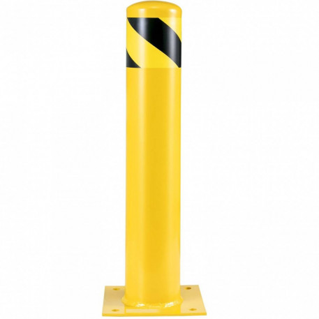 Stalp de siguranta, delimitare, avertizare, Vivatechnix Otel, Galben / Negru, Inaltime 61 cm [1]