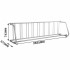Suport pentru 9 biciclete, demontabil, Otel galvanizat, 283.5 x 67.3 x 74.3 cm [3]