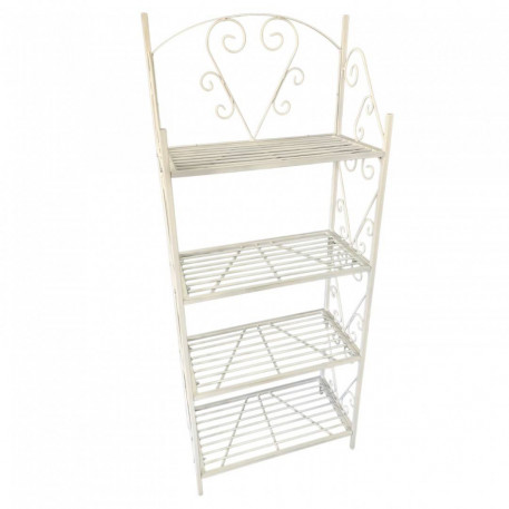 Suport pentru flori Vivatechnix VMD-1060 Alb, 60x30x155 cm, 3 polite, demontabil [1]