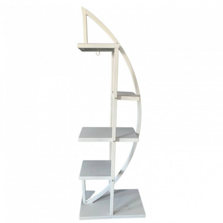 Suport pentru flori Vivatechnix VMD-1063 Arcade, Alb, 50x30x150 cm, 4 polite, demontabil [1]