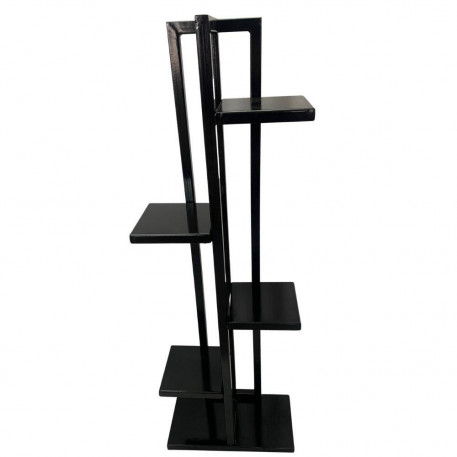 Suport pentru flori Vivatechnix VMD-1072, Negru, 40x20x118 cm, 6 polite [1]