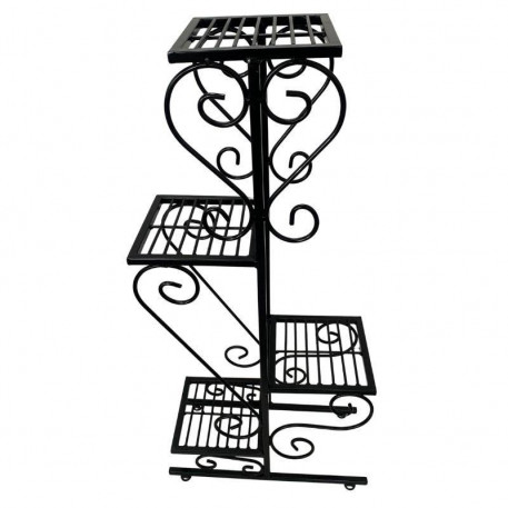 Suport pentru flori Vivatechnix VMD-1074, Negru, 50x22x105 cm, picioare reglabile [1]