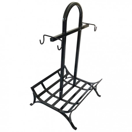 Suport pentru lemne, Vivatechnix VMD-1026, Metal, Negru, 40x62x80 cm [1]