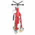 Suport pentru tevi 1/2-12 inch, Portabil, 3 x roti, capacitate 400 kg, Inaltime reglabila 71-131 cm [4]