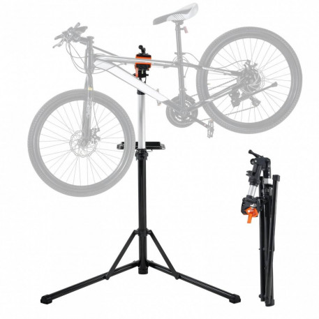 Suport service bicicleta, Rotativ, max 30 kg, Reglabil inaltime 1020-1600 mm, tava magnetica, Aluminiu, 4.5 kg [1]
