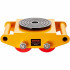 Transportor pivotant Dolly, capacitate 6 Tone, rotatie 360 grade, Otel, roti poliuretan [4]