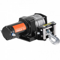 Troliu electric 12V, capacitate 1361 kg, Lungime cablu 12 m, Telecomanda cu fir, IP55 Troliu electric 12V, capacitate 1361 kg, Lungime cablu 12 m, Telecomanda cu fir, IP55