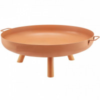 Vatra foc pentru terasa, camping, Vivatechnix Otel Carbon, Diametru 77 cm, Maro, Inaltime 28 cm Vatra foc pentru terasa, camping, Vivatechnix Otel Carbon, Diametru 77 cm, Maro, Inaltime 28 cm