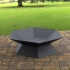 Vatra pentru terasa/gradina, Hexagon Fire Pit KRO-1072, Otel, Negru, diametru 870 mm, grosime 3 mm [2]