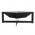 Vatra pentru terasa/gradina, Square Fire Pit KRO-1077, Otel, Negru, 600x600x300 mm, grosime 3 mm [5]