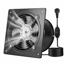 Ventilator evacuare pentru spatii comerciale, Regulator viteza, Otel, 48 W, 978 mÂ³/h, diametru 203 mm
