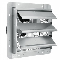 Ventilator evacuare pentru spatii comerciale, sere, depozite, Metal, 105 W, 2500 mÂ³/h, diametru 406 mm