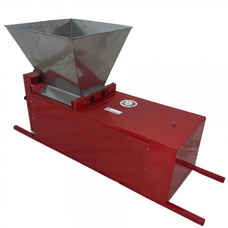 Zdrobitor cu desciorchinare, manual, Vivatechnix VMD-33, capacitate 250 kg/h, cuva inox [1]