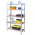 Raft metalic cu 5 polite, cadru otel galvanizat, polita MDF, 175kg/polita [2]