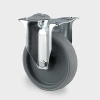 Roata din poliamida ,  fixa 80 mm - 150 kg TENTE 3478UAR080P62 grey