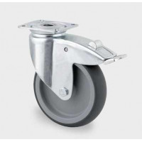 Roata pivotanta poliuretan cu frana 75 mm - 60 kg TENTE 2477PJO075P40