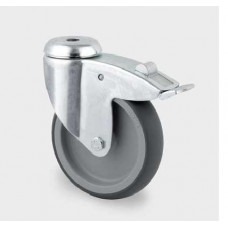 Roata pivotanta poliuretan cu frana 75 mm - 75 kg TENTE 2477PJO075P30-11 Roata pivotanta poliuretan cu frana 75 mm - 75 kg TENTE 2477PJO075P30-11