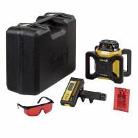 LAR 160 orizontal, vertical, nivela laser rosu rotativ - 600 m diametru, cu receptor REC 160 RG