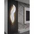 Aplica LED Esther, forma Pana, 36W, 87cm Alb/Auriu [5]