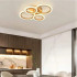 Lustra LED cu telecomanda BETTY 44W, 4 Cercuri, lumina Rece/Calda/Neutra, Dimabila, Auriu Lucios [2]