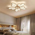 Lustra LED cu telecomanda BLOSSOM 69W, 5 Petale, lumina Rece/Calda/Neutra, Dimabila, Alb [3]