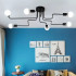 Lustra MODERNIST Hexa 6, 6x E27, Negru, Design Modern [5]