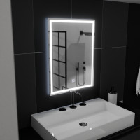 Oglinda LED Rectangulara, 50x70cm, FRAME Basic Touch Oglinda LED Rectangulara, 50x70cm, FRAME Basic Touch
