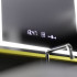 Oglinda LED Rectangulara, 50x70cm, Verite Royale Gold Motion Glow Marcello, Sistem Dezaburire, Ceas & Termometru, Dimabila [4]